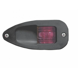 Огонь бортовой светодиодный Lalizas красный, черный пластик (30842)